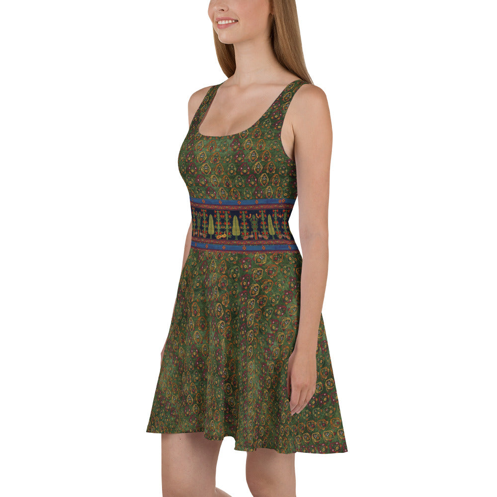 Skater / A-Line Dress - The garden of the holy pines (Summer)