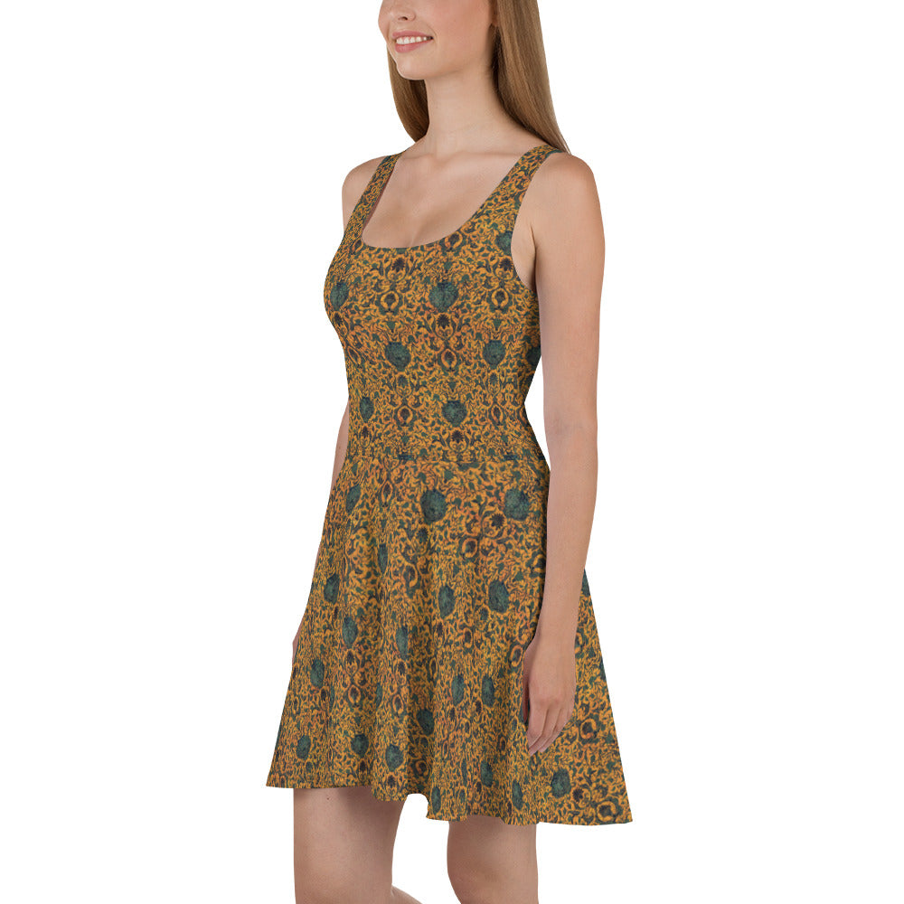 Skater / A-Line Dress - Reincarnation (Pine Gold)