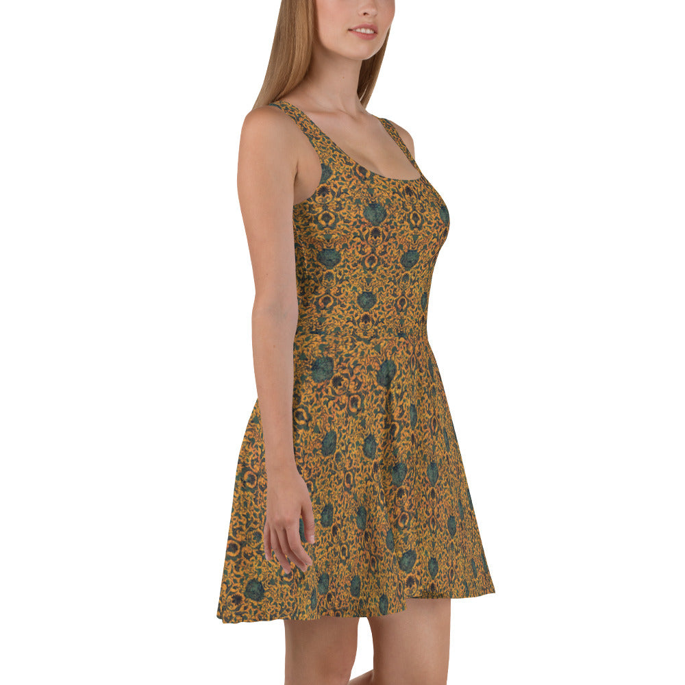 Skater / A-Line Dress - Reincarnation (Pine Gold)