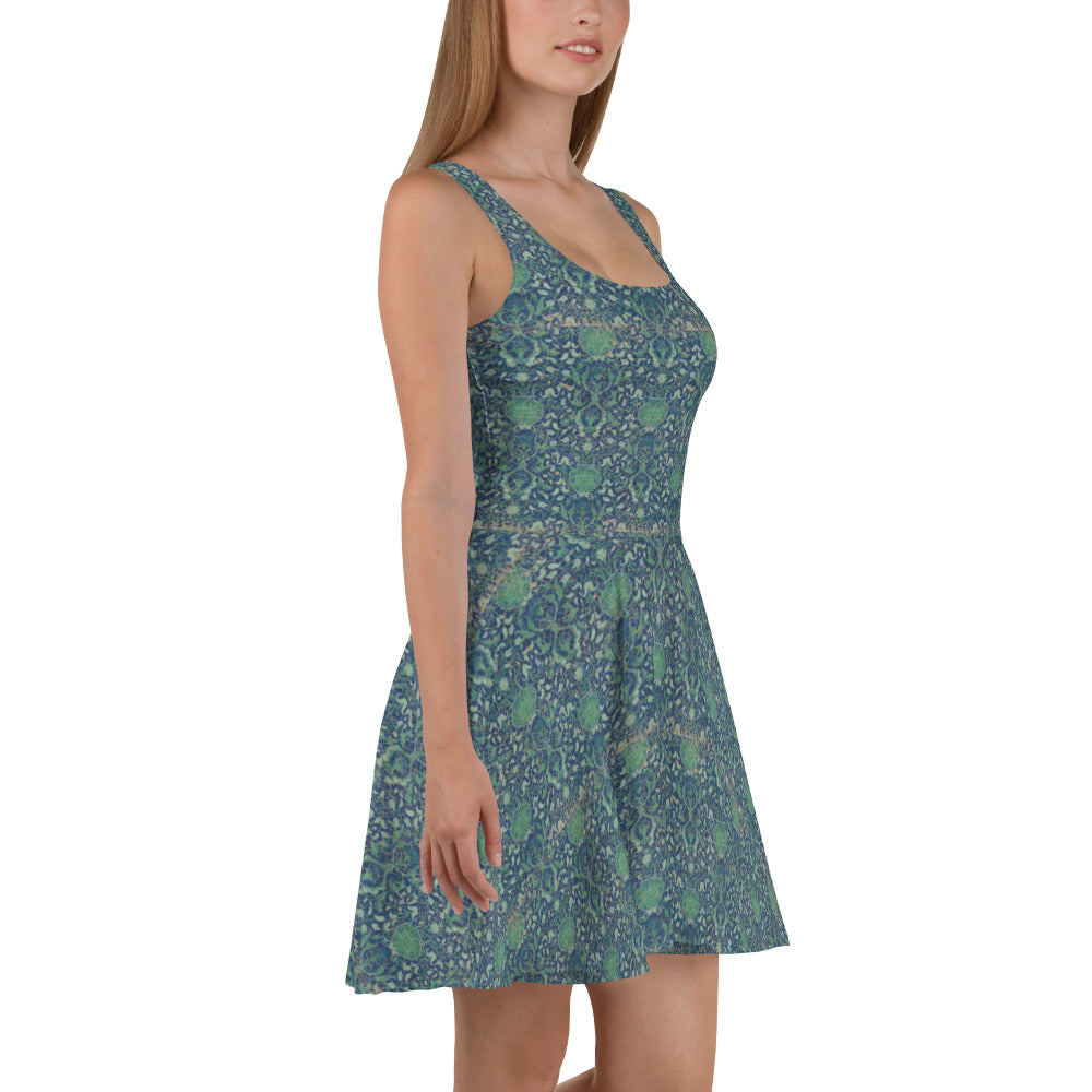 Skater- / A-Line-Kleid – Reinkarnation (Indigo-Blau)