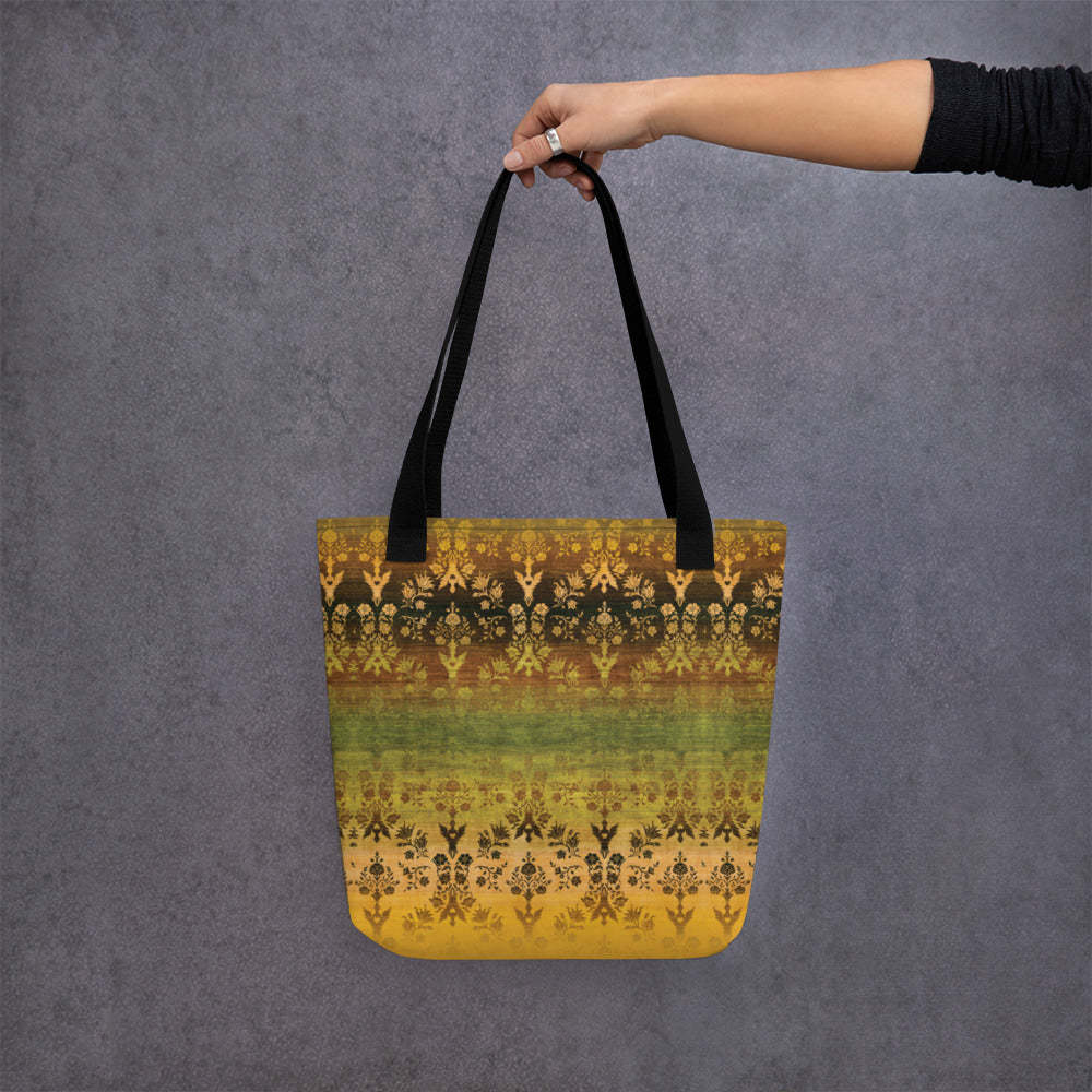 All Over Print tote bag - Sparrow's garden (earth version)