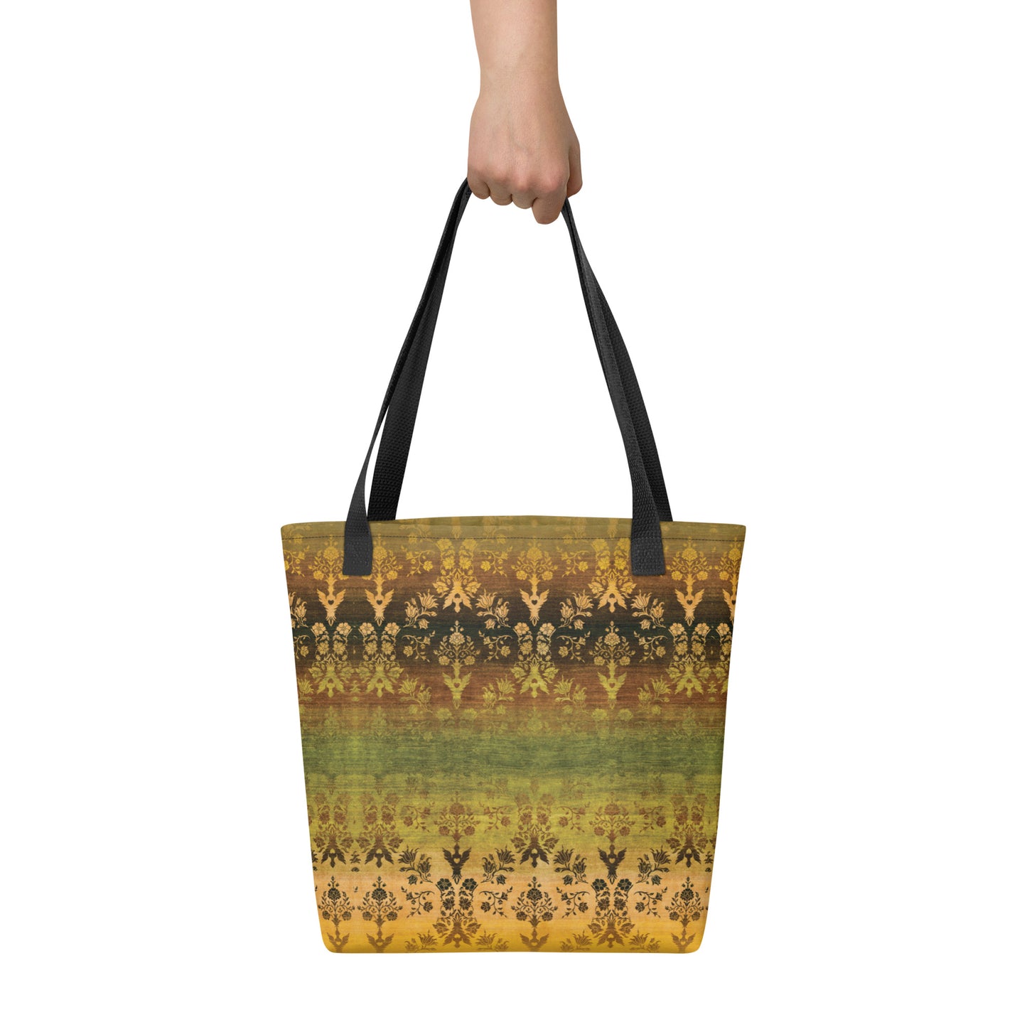 All Over Print tote bag - Sparrow's garden (earth version)