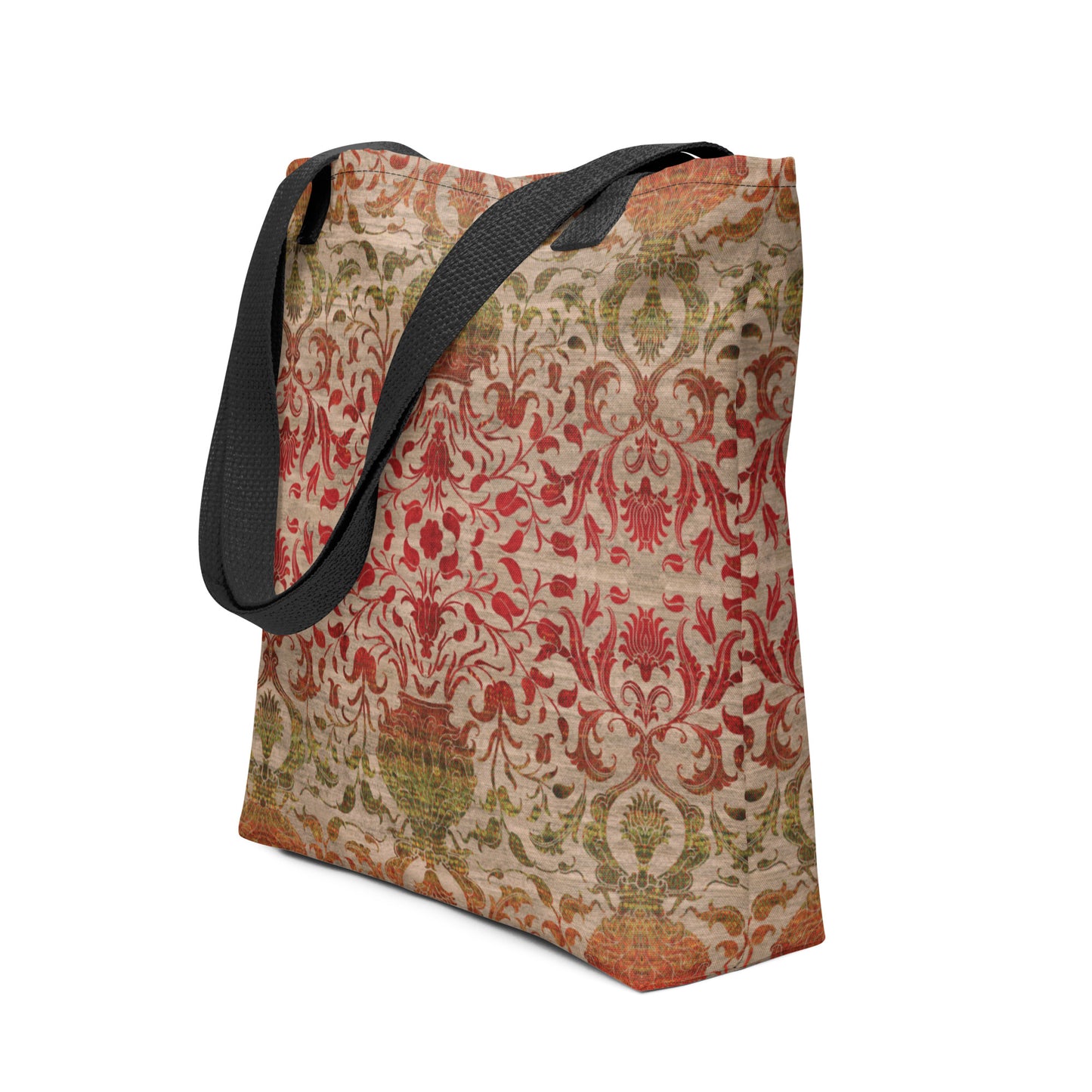 All Over Print tote bag - Reincarnation (Khaki Ruby)