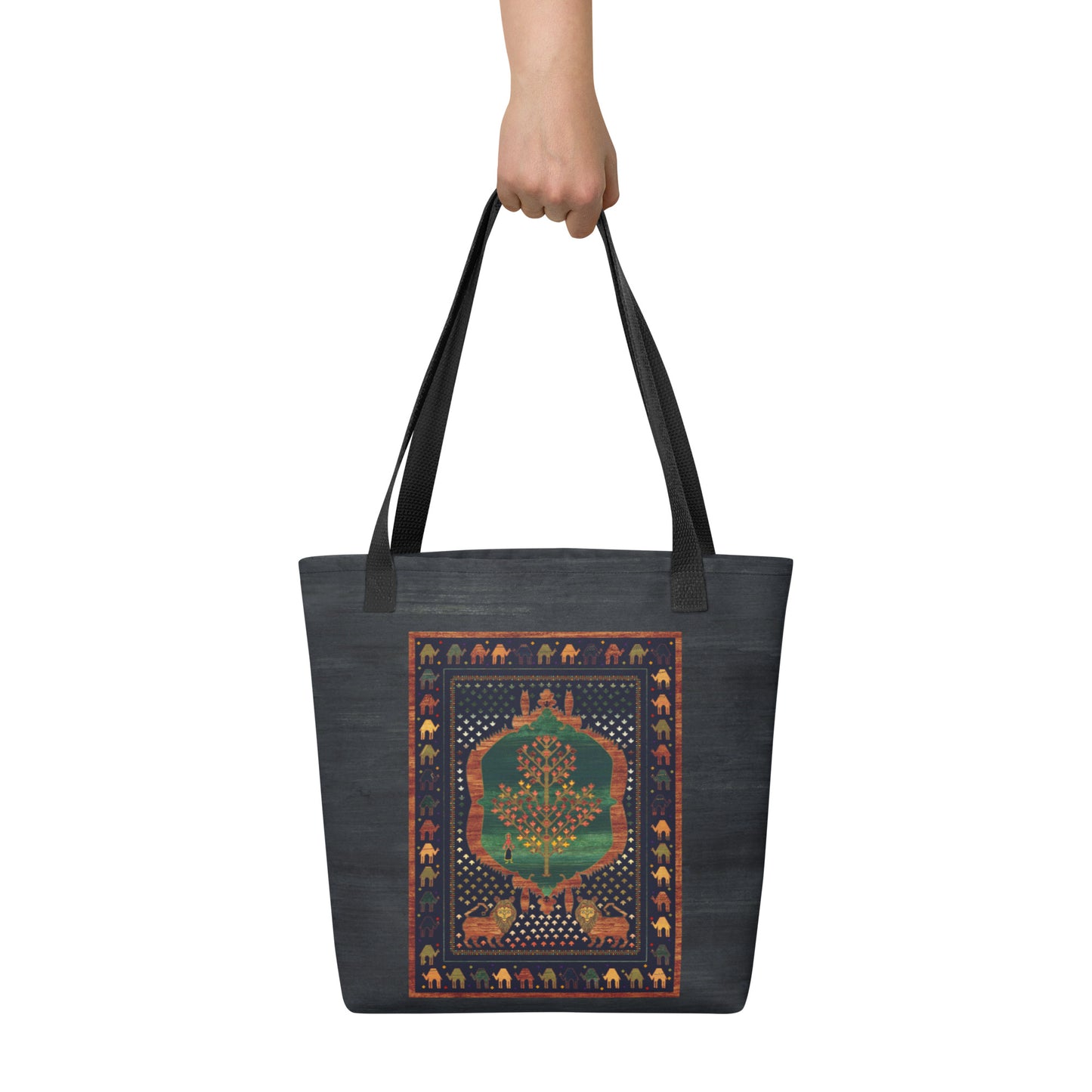 All Over Print tote bag - The lions and the maple II