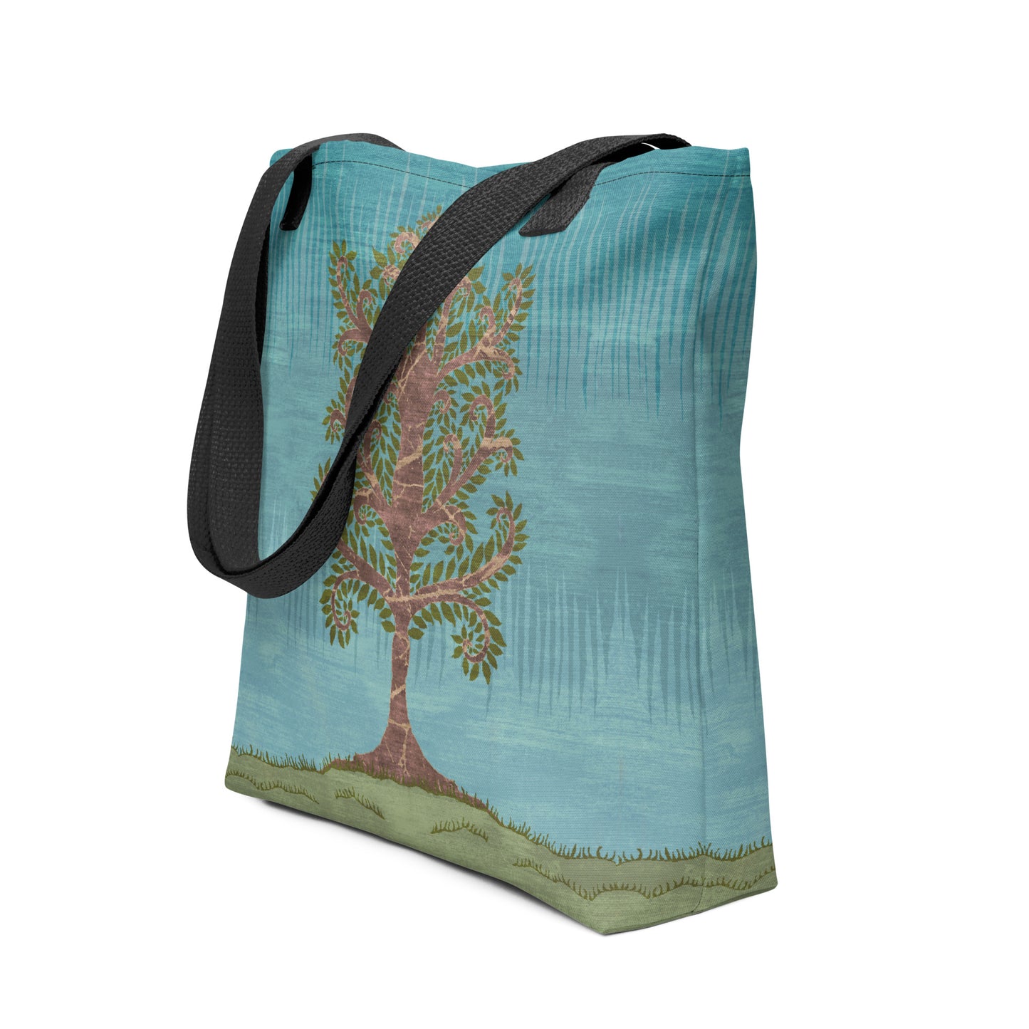 All Over Print tote bag - Ashen Tree (Winter version)