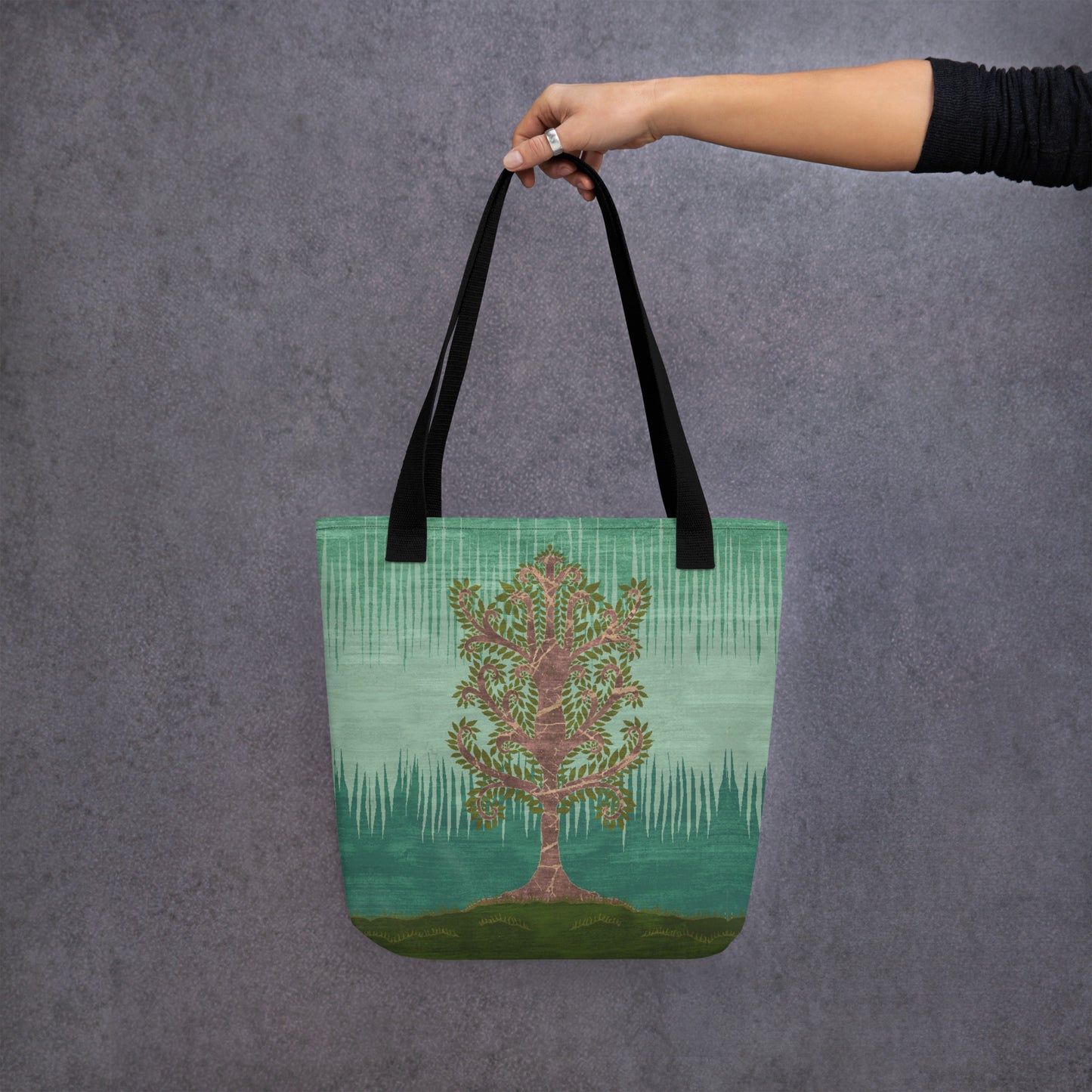 All Over Print tote bag - Ashen Tree (Summer version)