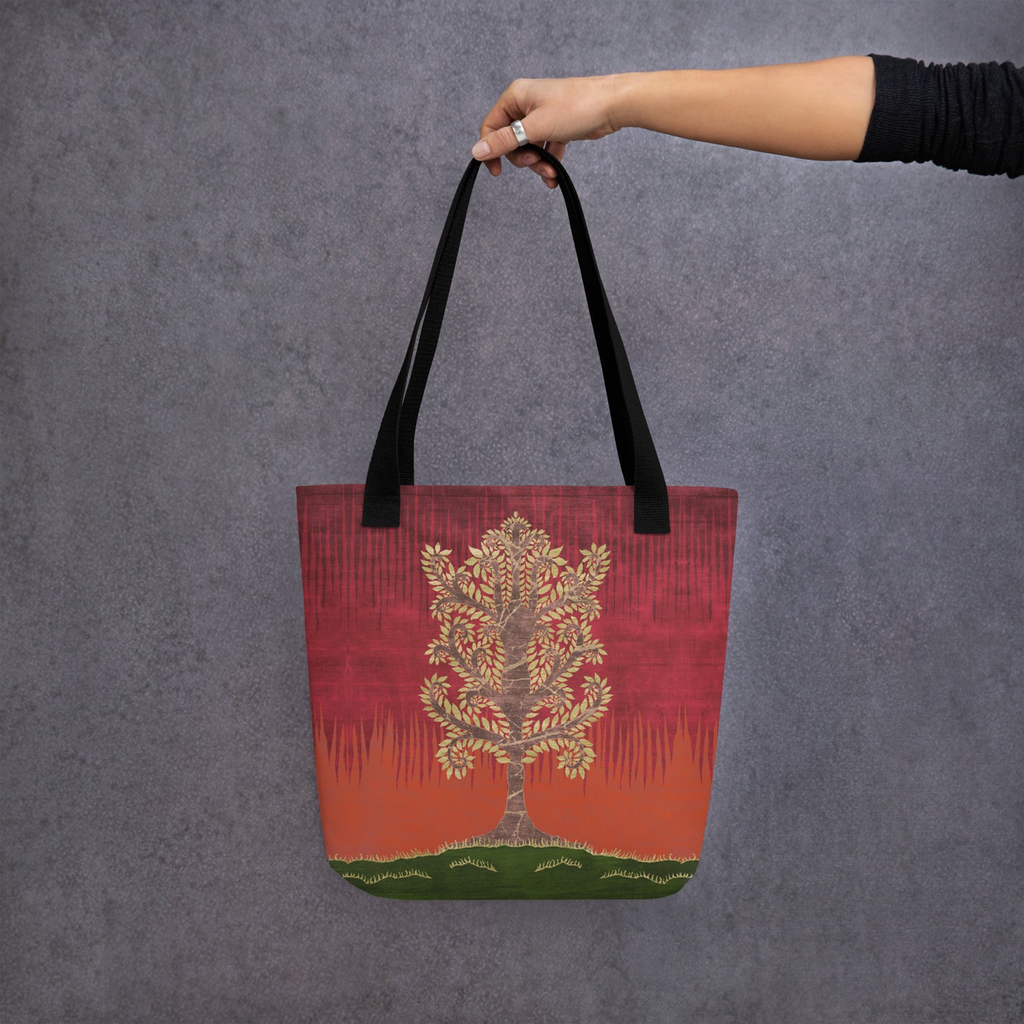 All Over Print tote bag - Ashen Tree (Autumn version)