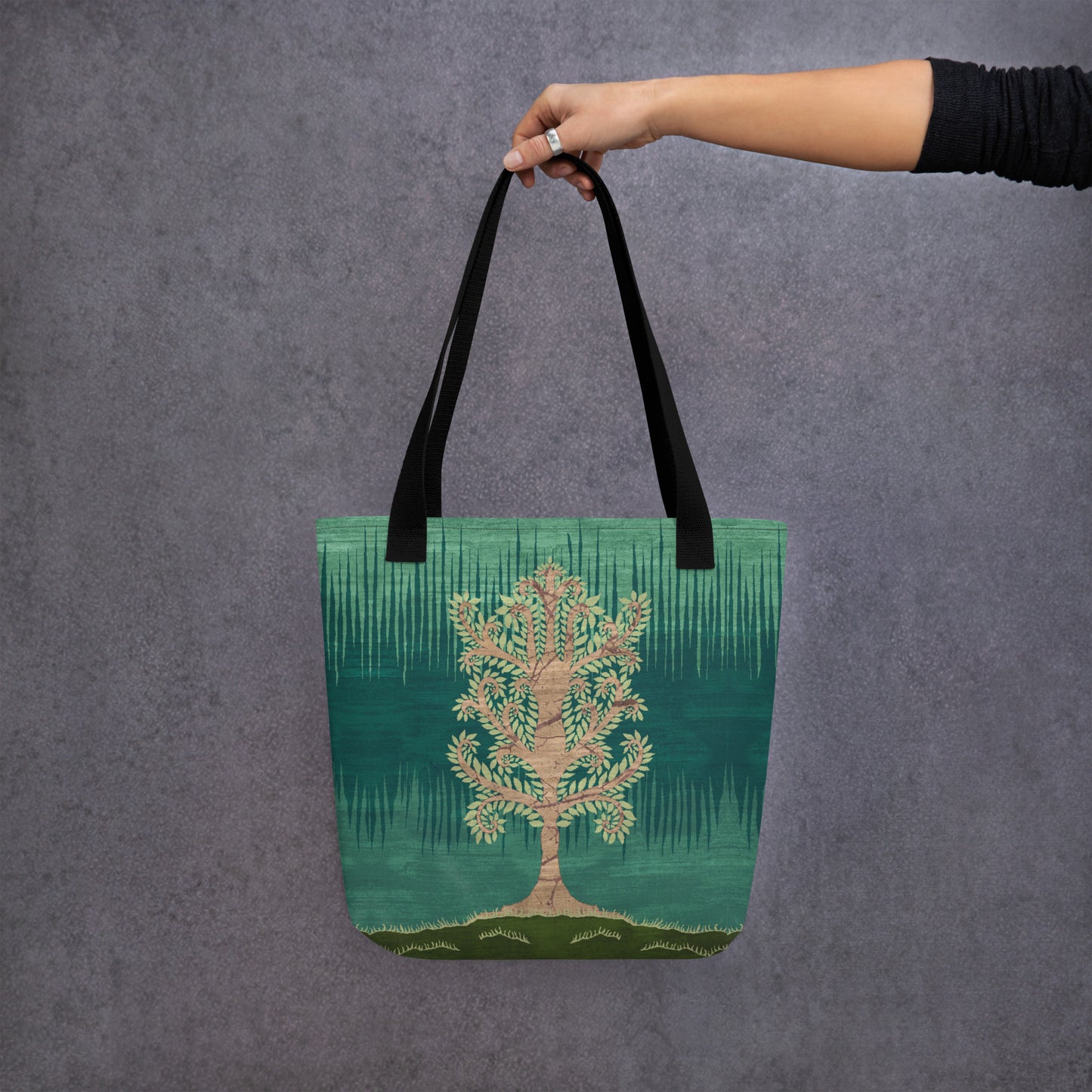 All Over Print tote bag - Ashen Tree (Spring version)