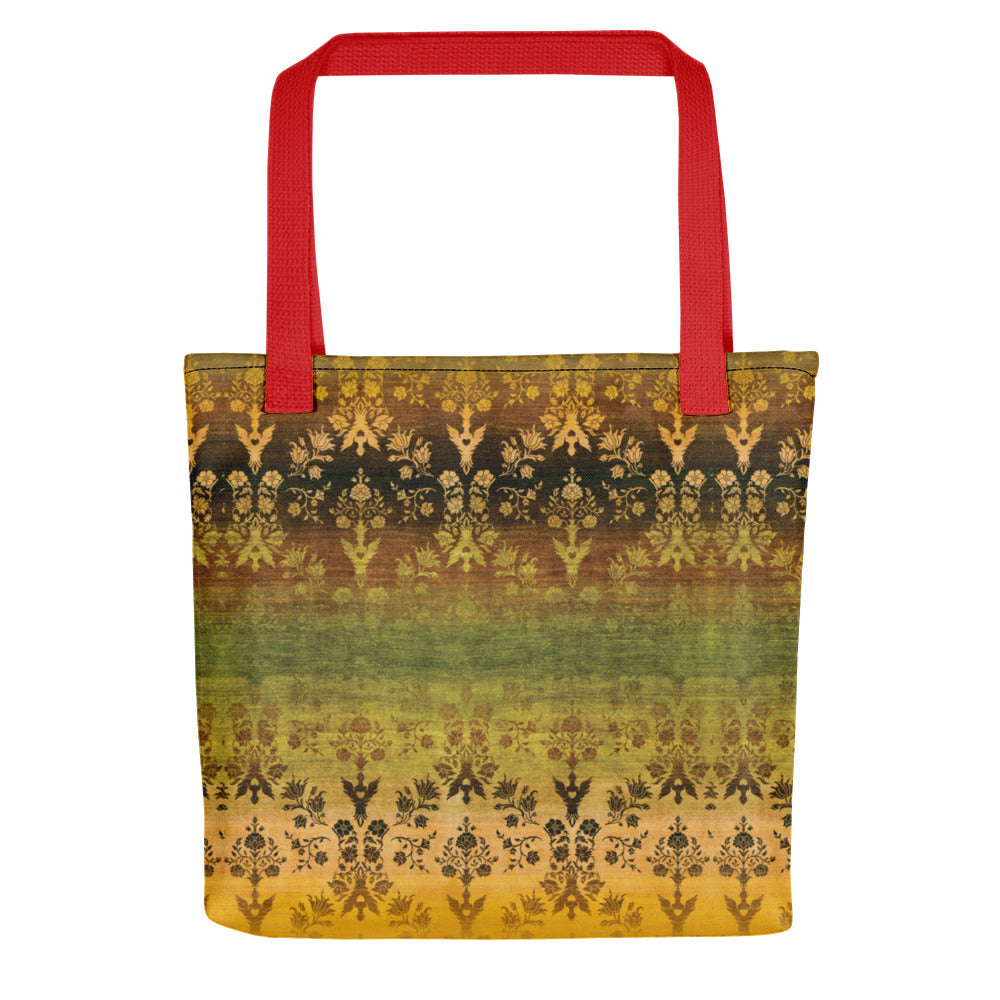 All Over Print tote bag - Sparrow's garden (earth version)