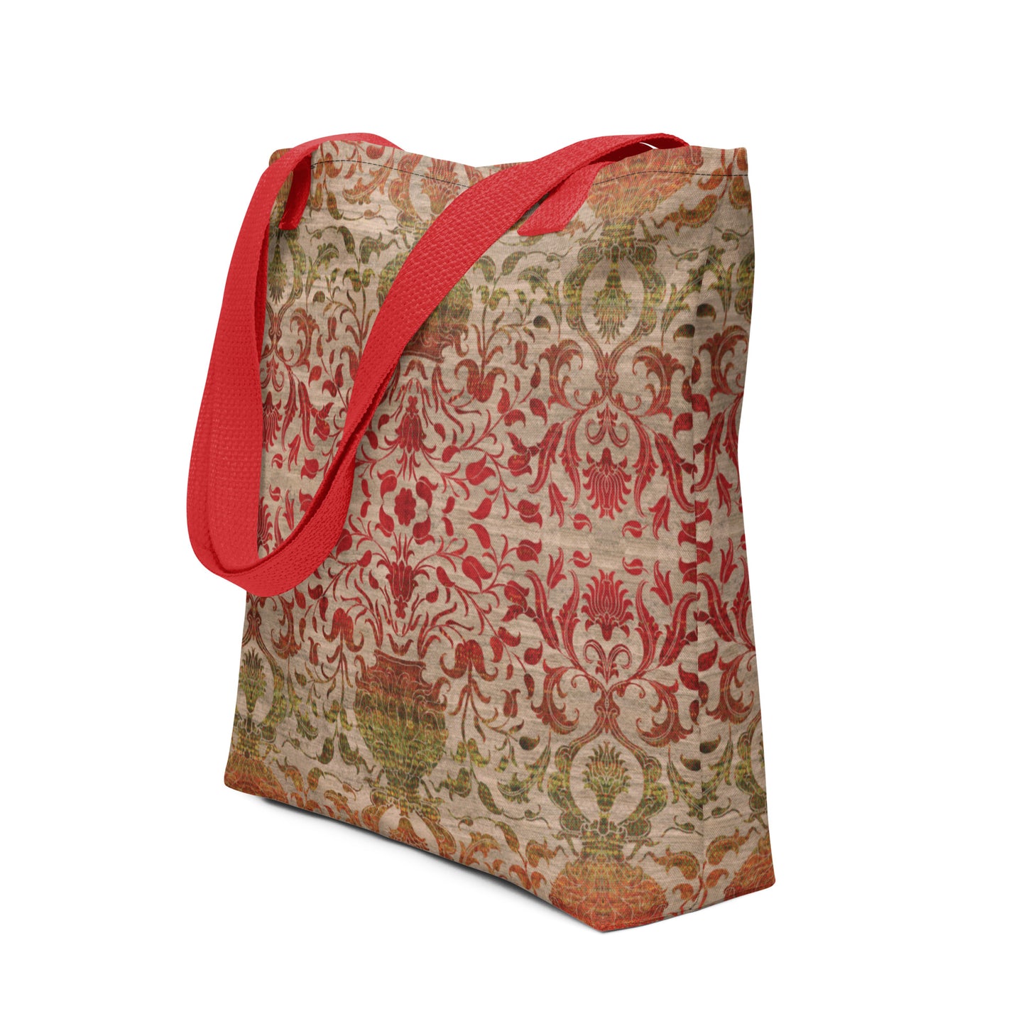 All Over Print tote bag - Reincarnation (Khaki Ruby)