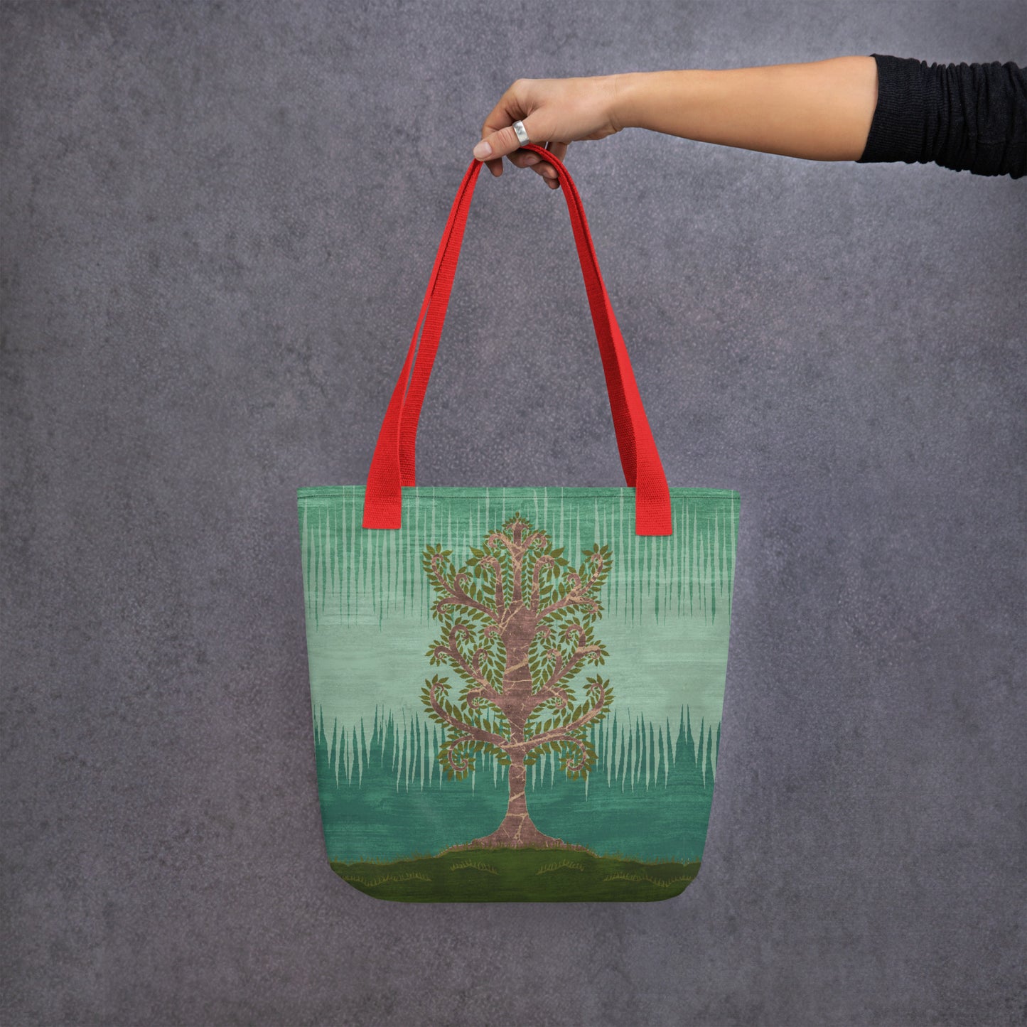 All Over Print tote bag - Ashen Tree (Summer version)