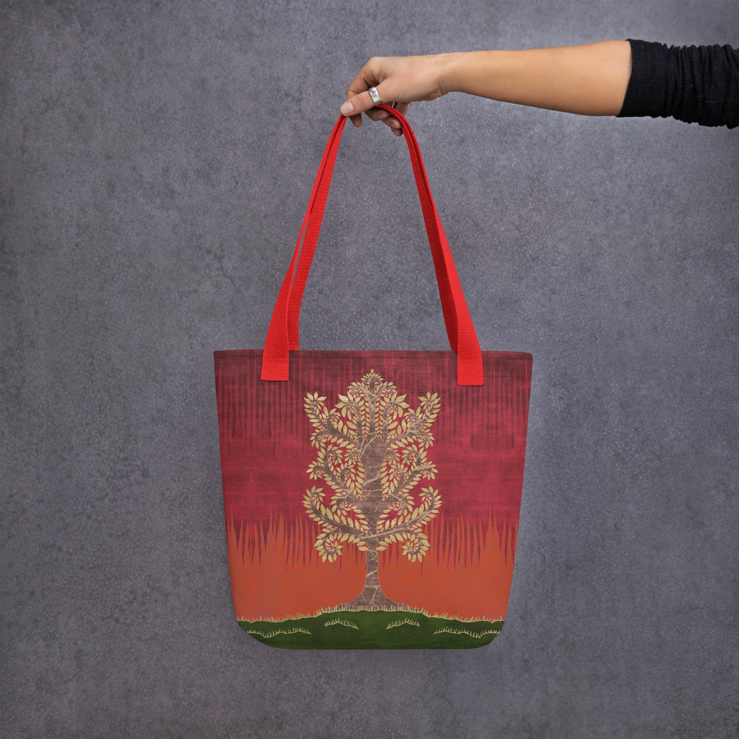 All Over Print tote bag - Ashen Tree (Autumn version)