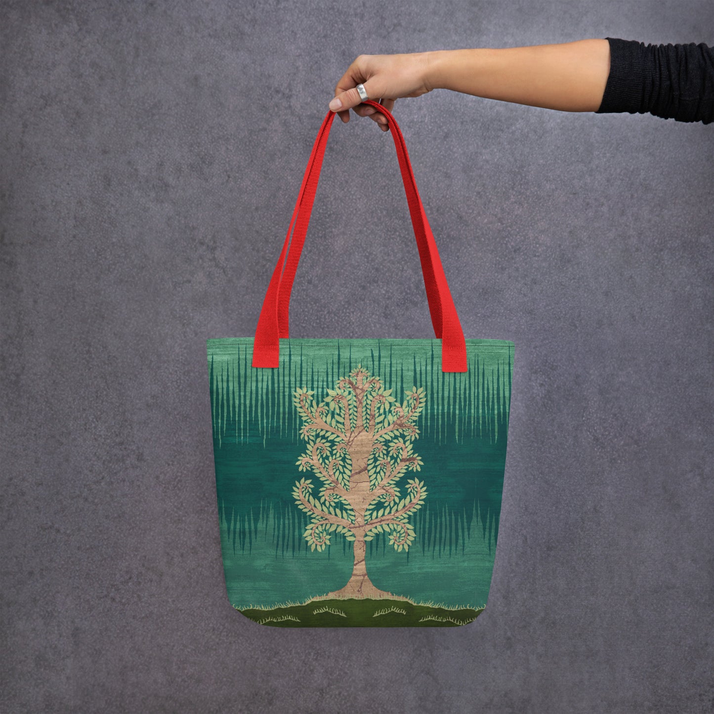 All Over Print tote bag - Ashen Tree (Spring version)