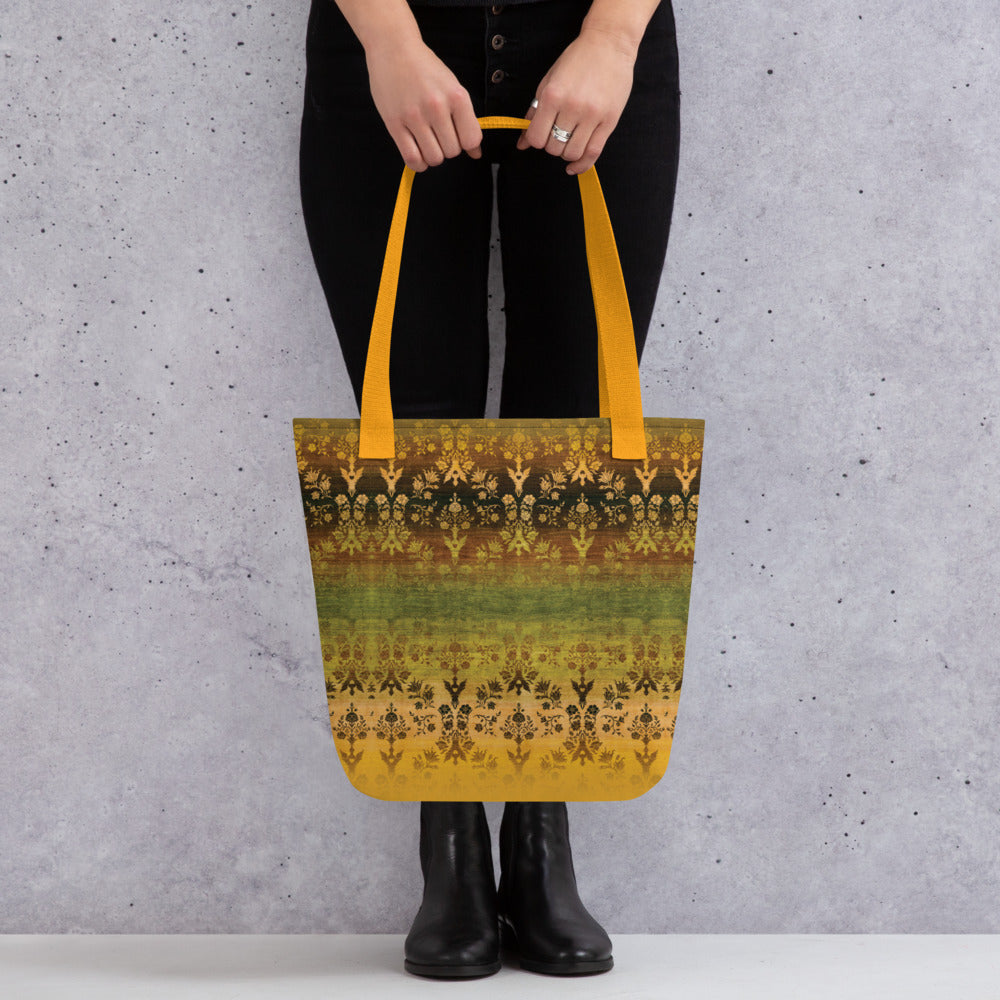 All Over Print tote bag - Sparrow's garden (earth version)