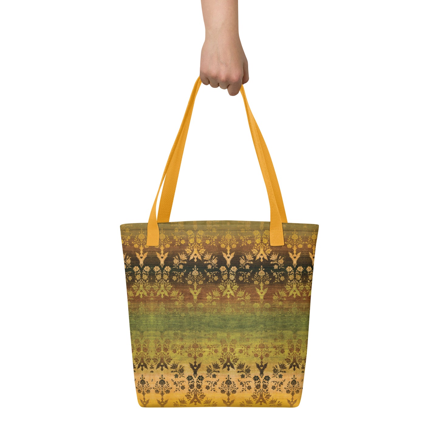 All Over Print tote bag - Sparrow's garden (earth version)