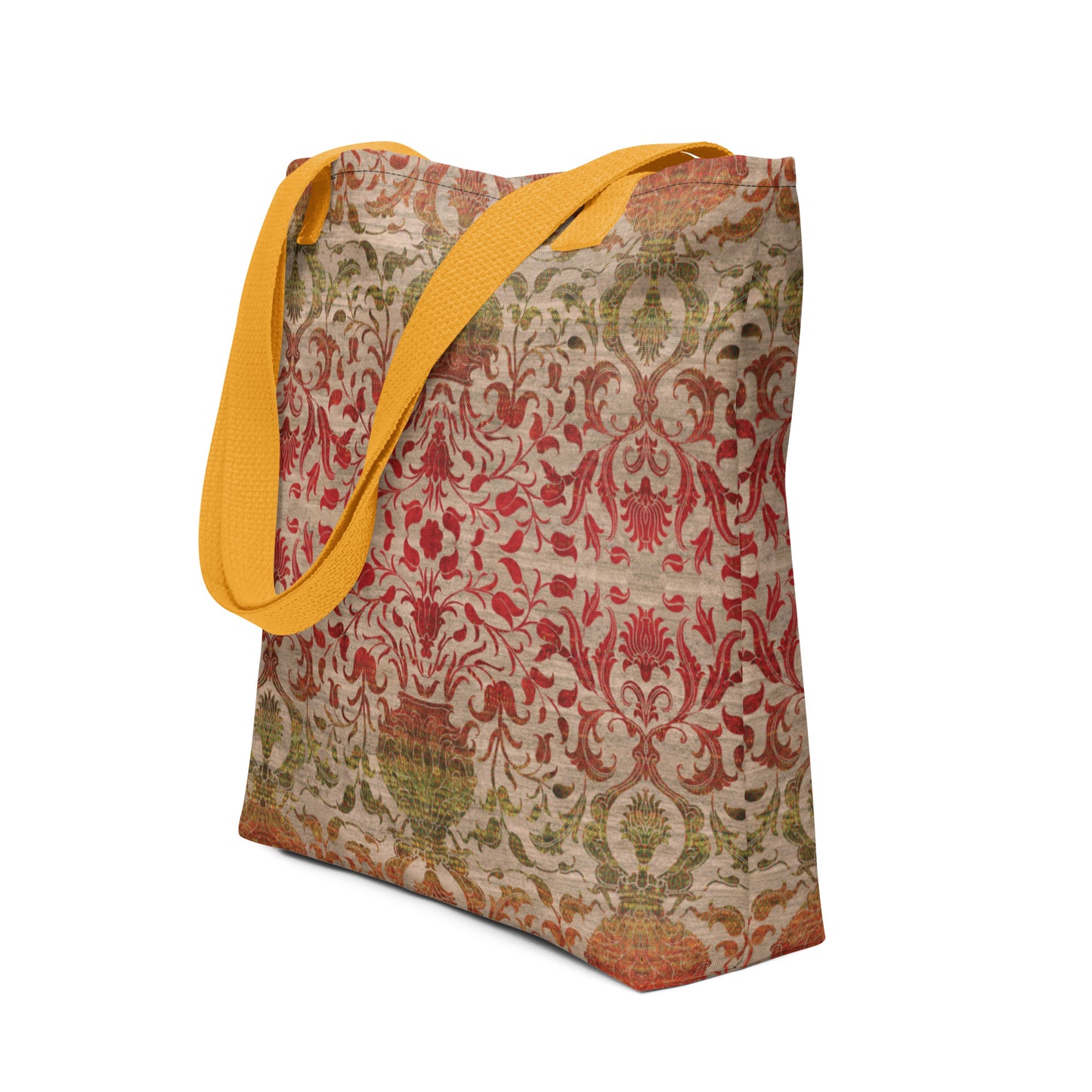 All Over Print tote bag - Reincarnation (Khaki Ruby)