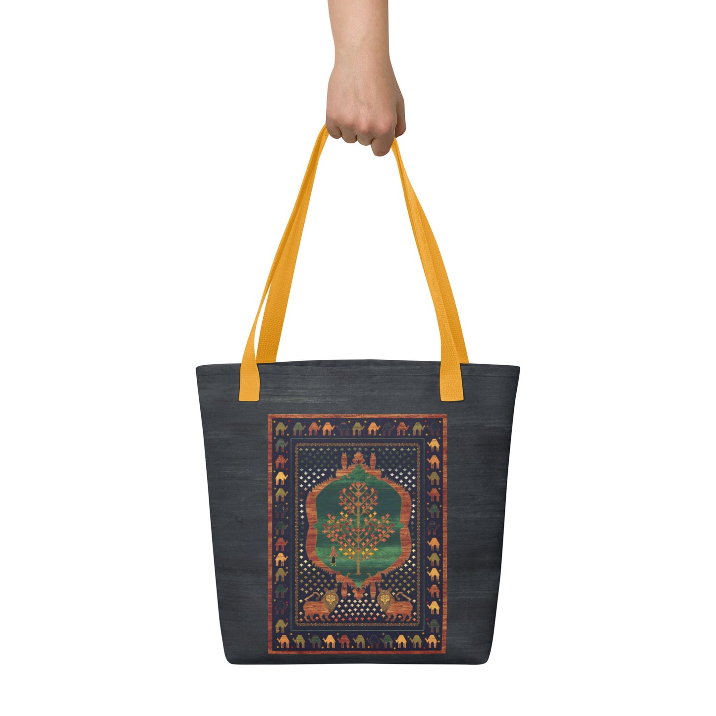 All Over Print tote bag - The lions and the maple II