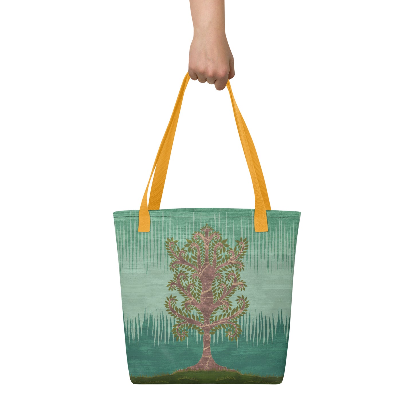 All Over Print tote bag - Ashen Tree (Summer version)