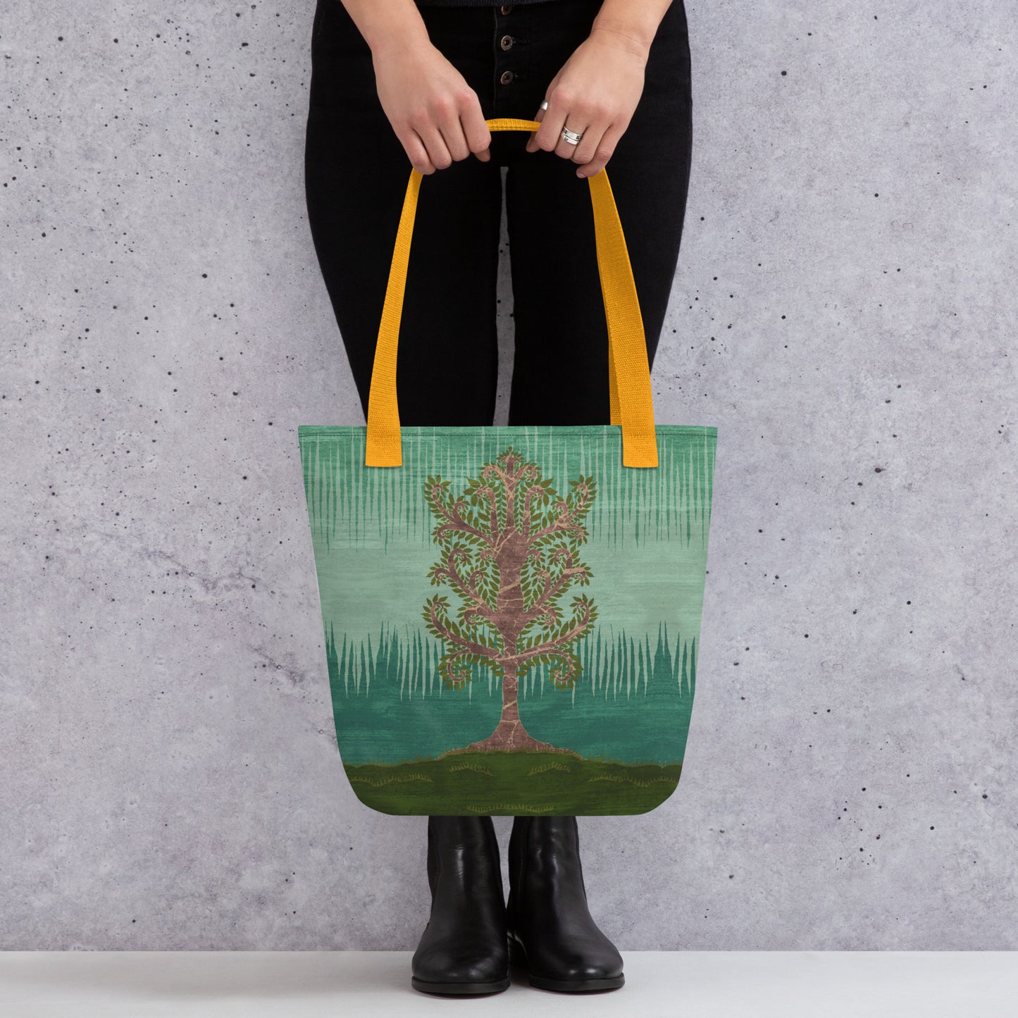 All Over Print tote bag - Ashen Tree (Summer version)