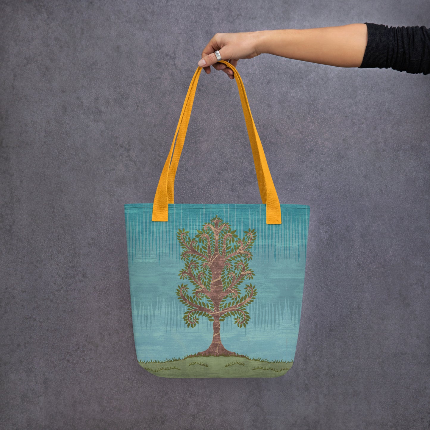 All Over Print tote bag - Ashen Tree (Winter version)