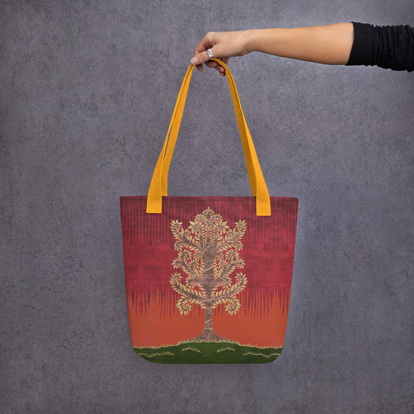 All Over Print tote bag - Ashen Tree (Autumn version)