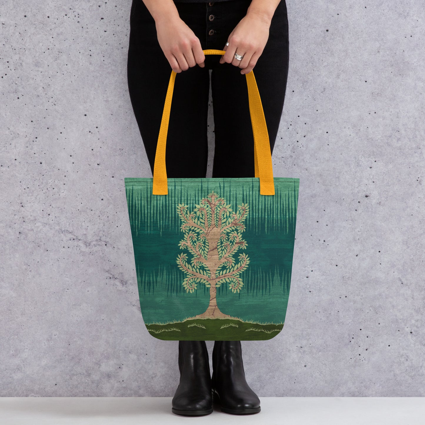 All Over Print tote bag - Ashen Tree (Spring version)