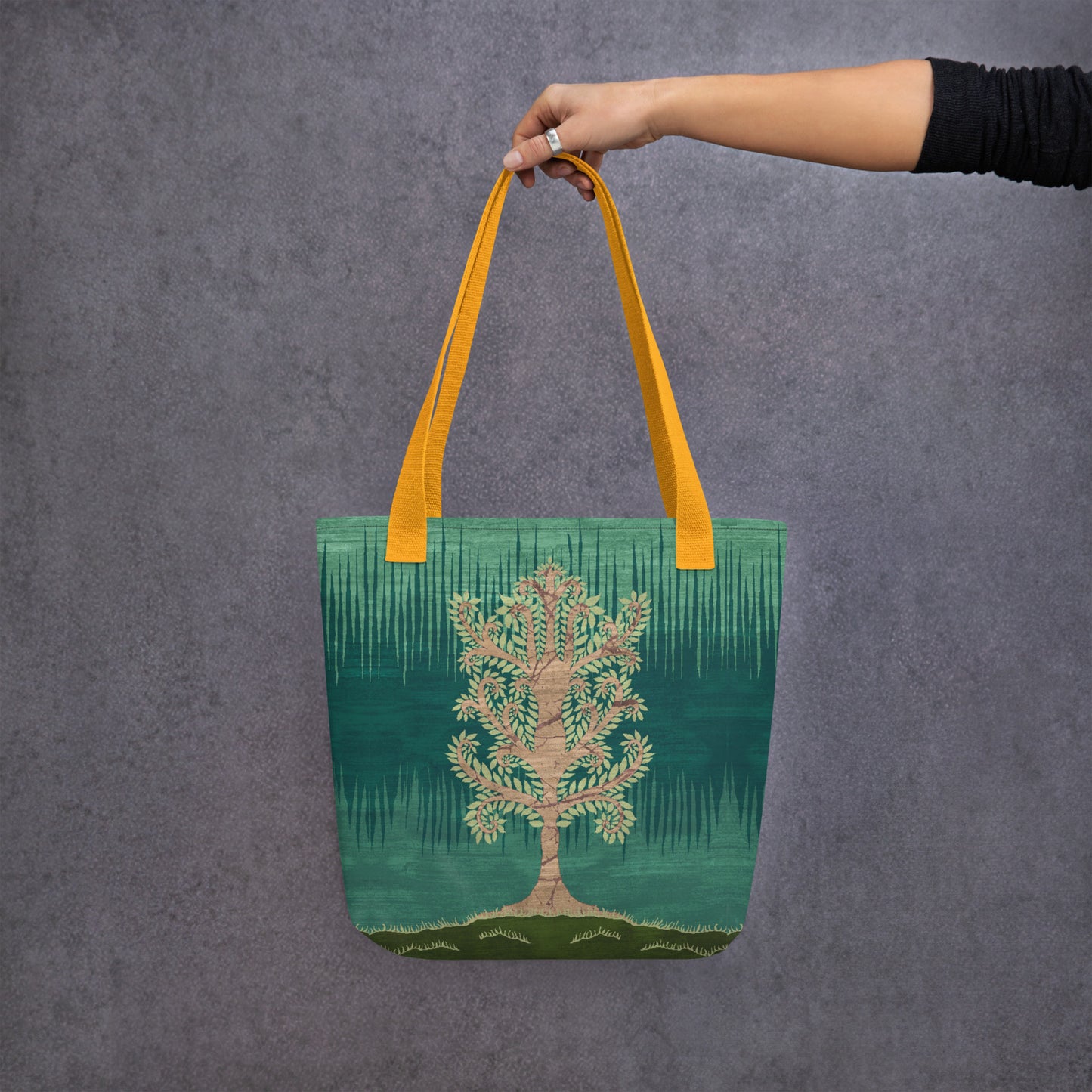 All Over Print tote bag - Ashen Tree (Spring version)