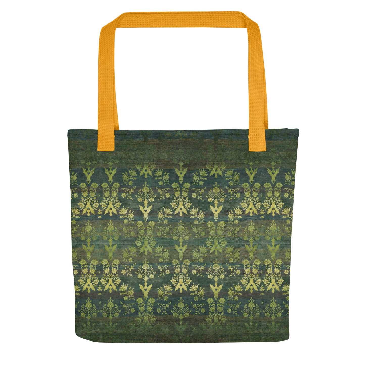 All Over Print tote bag - Sparrow's garden (green version)