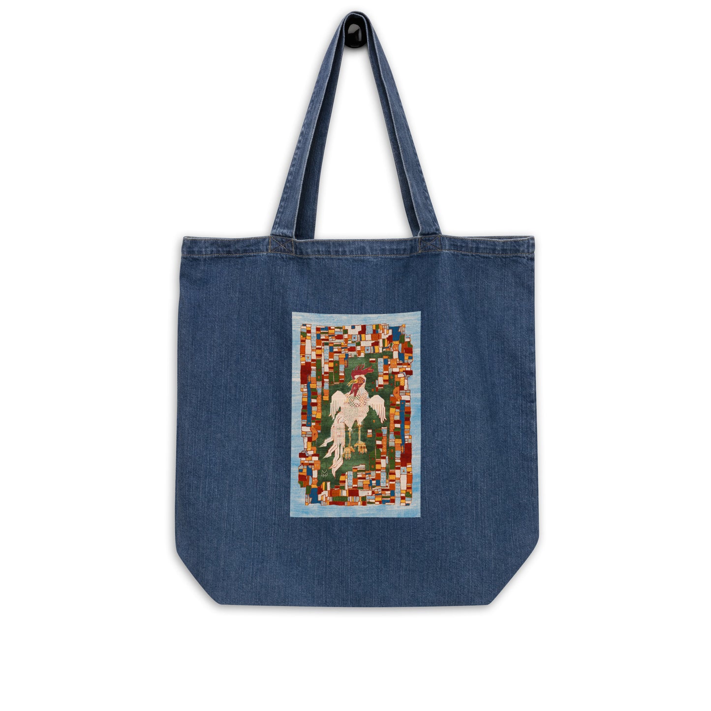 Organic denim tote bag - Ajhdar Shah