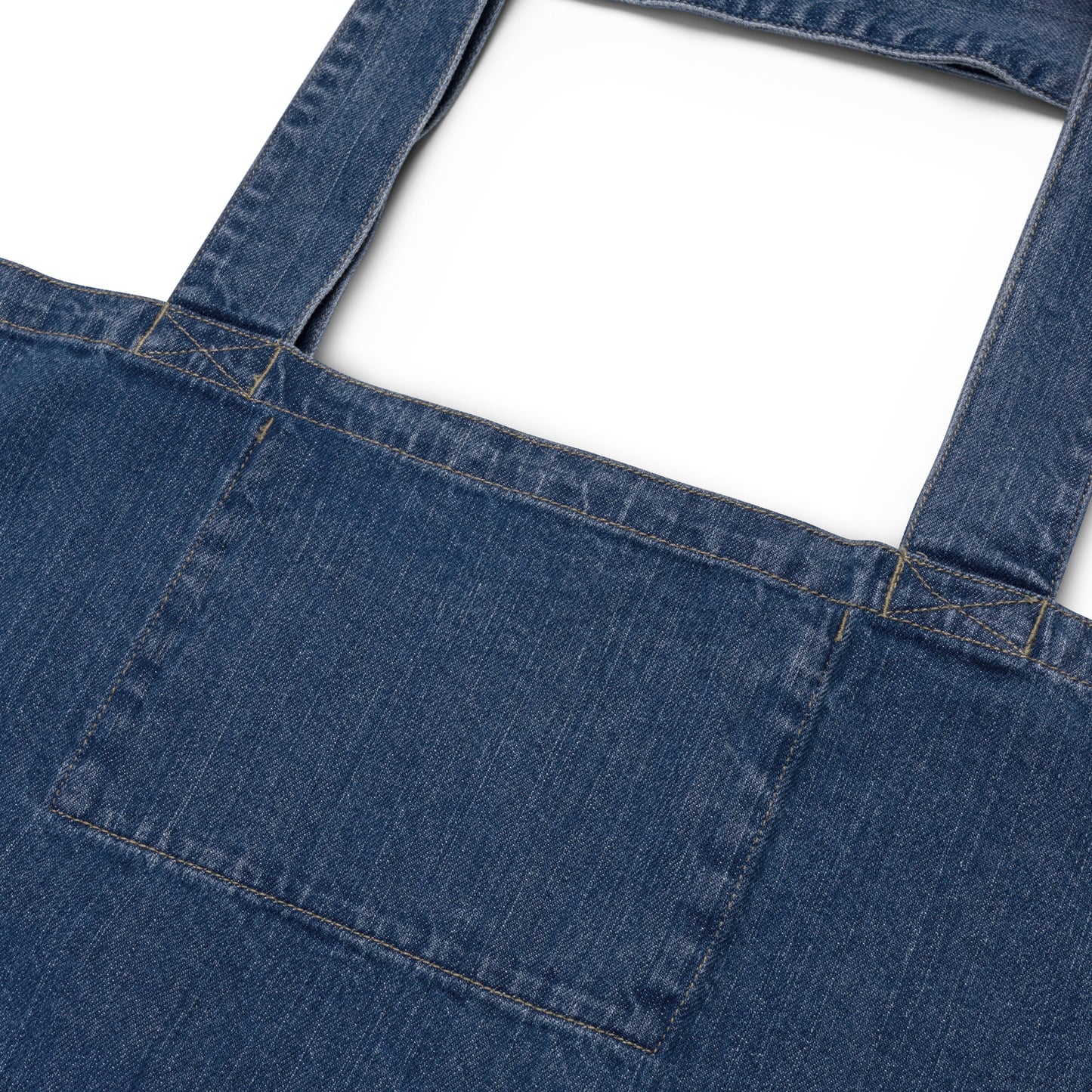 Organic denim tote bag - Nightfall Blue