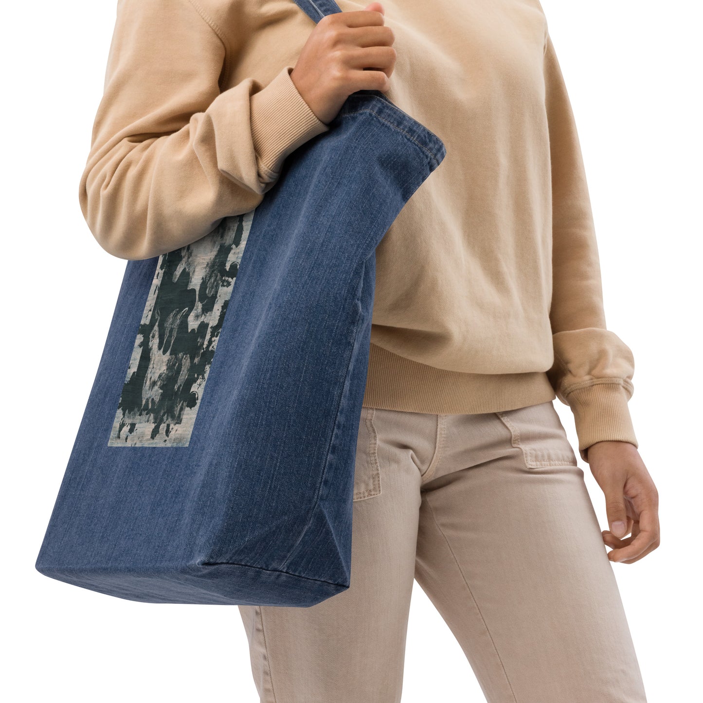 Organic denim tote bag - Chimera